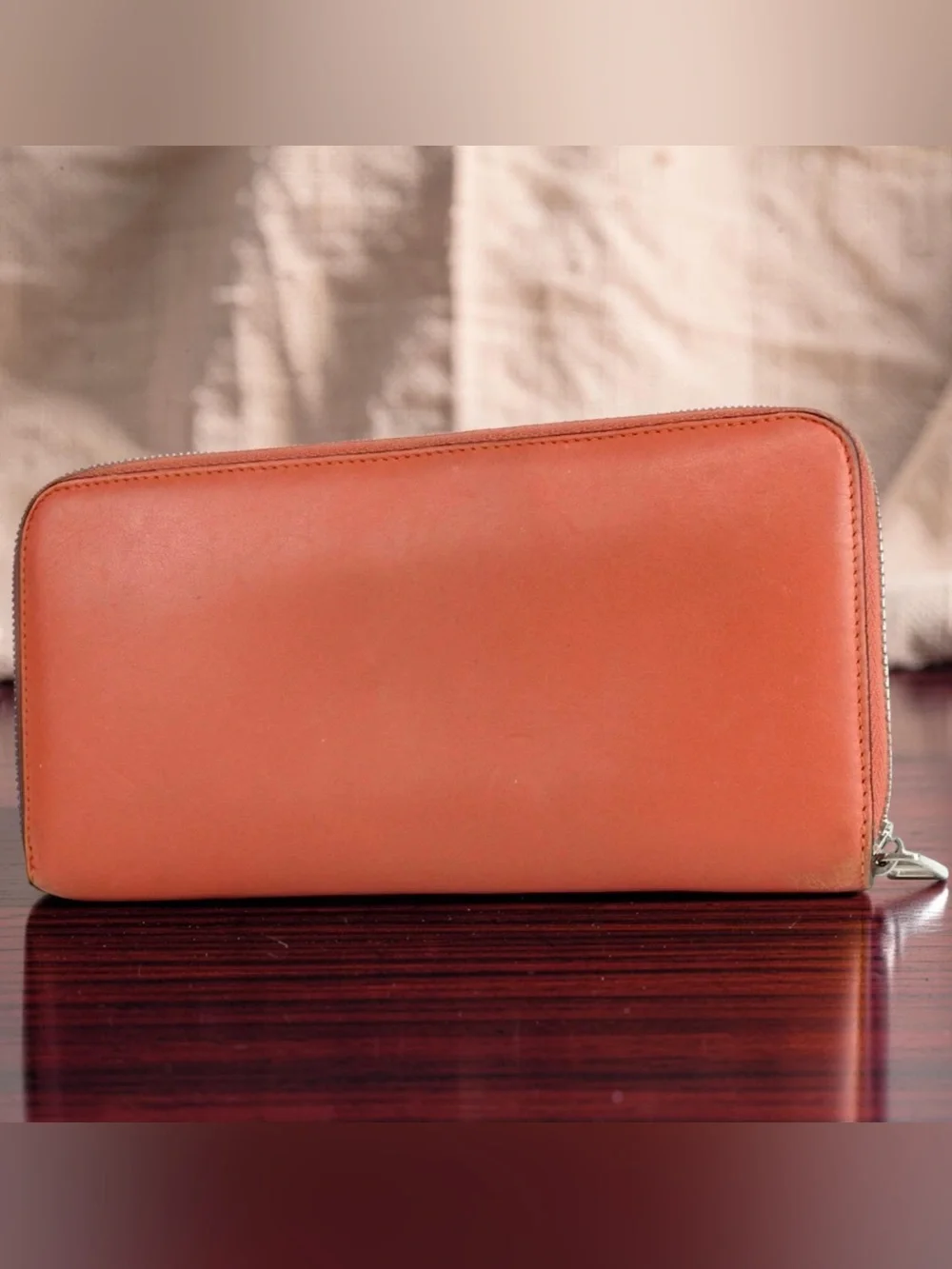 Loewe Anagram Leather Zip Around Wallet 🤩🧡